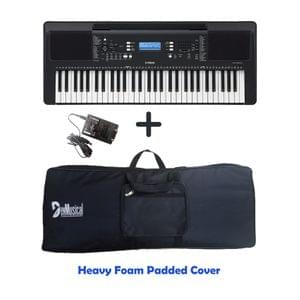 Yamaha PSR E373 Arranger Keyboard Combo Package with Bag and Adaptor
